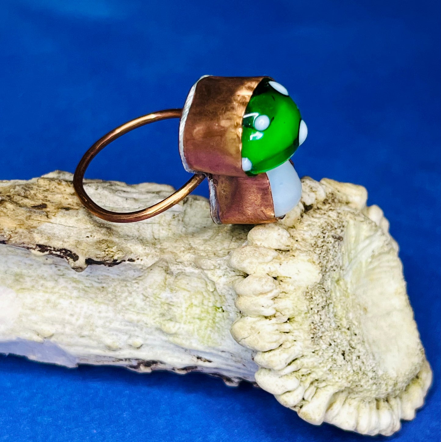 Green Mooshie Copper Ring