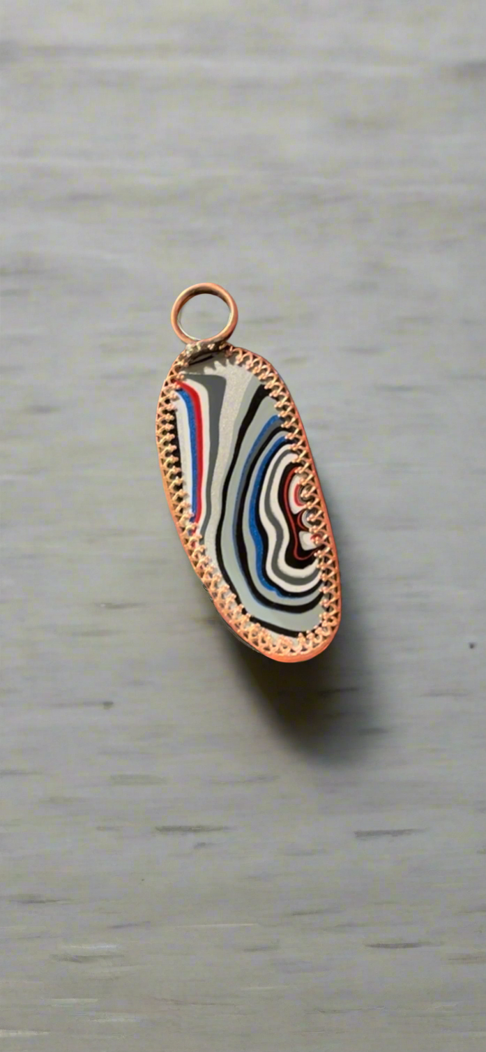 Jeep Bikini Pearl Coat Jeepite Fordite Cabochon