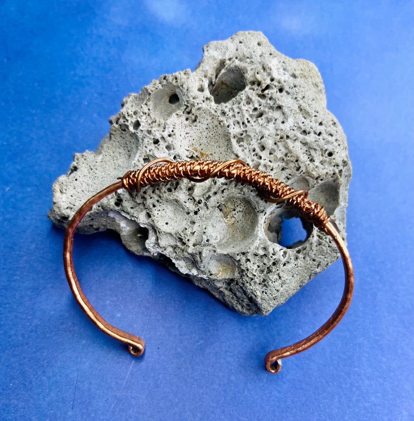 Copper Wire Wrapped Bracelet